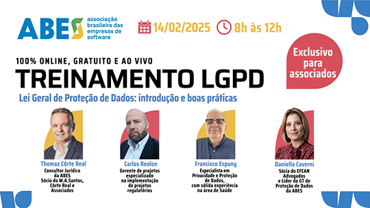 Treinamento LGPD - 14/02 - 8h às 12h - Inscreva-se!