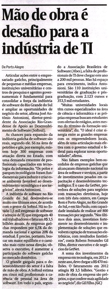 Mão de obra é desafio para a indústria de TI