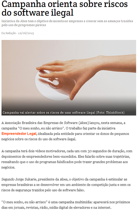 Campanha orienta sobre riscos do software ilegal