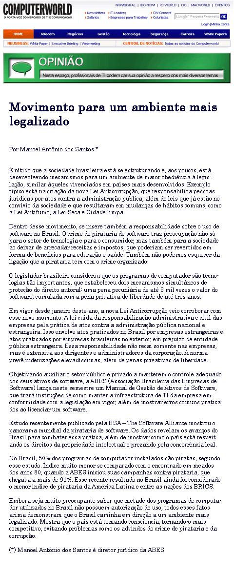 Movimento para um ambiente mais legaizado 1108