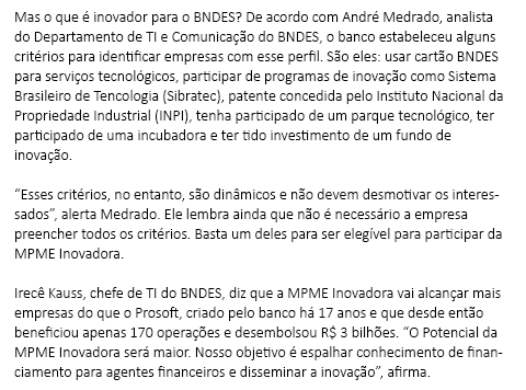 Clipping - Linha crédito
